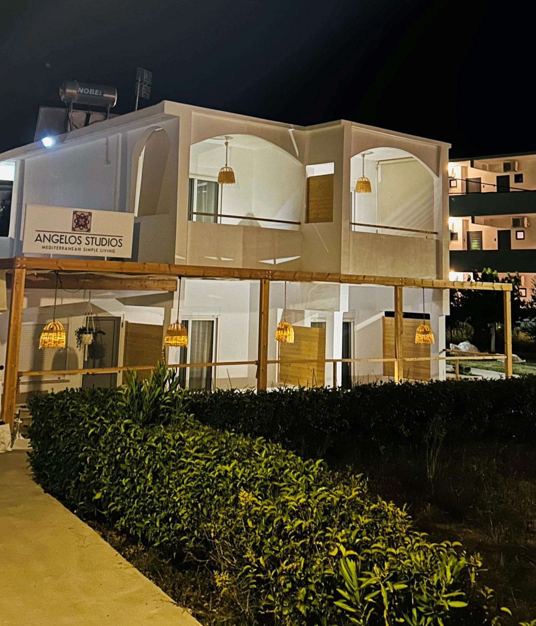 Angelos Studios 1-2 In Faliraki Rhodes-Ground Floor المظهر الخارجي الصورة